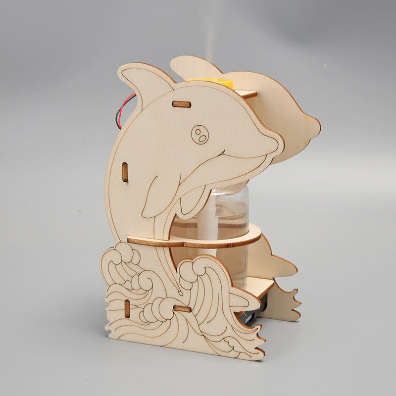 Science experiment DIY homemade humidifier technology small production student children handmade physical material package small invention