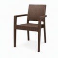 Rattan dining chairexport dining chair armrest rattan ash wood classy backrest dining table chair