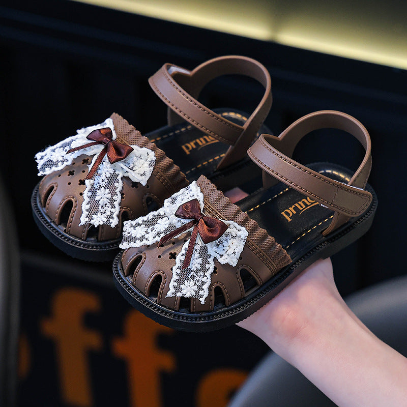 Kids' sandals: new summer korean style, soft sole, non-slip, waterproof first walker sandals for boys and girls aged 2-3 years