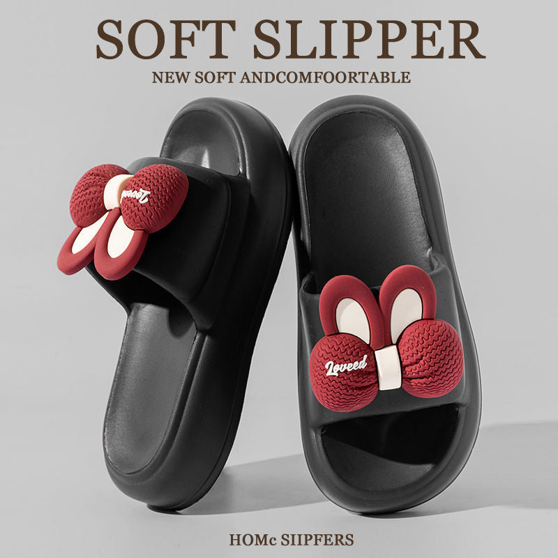 New arrival cartoon cute sandals for women 2026 popular home thick soleoutwear bathroom bath non-slip slippers wholesale