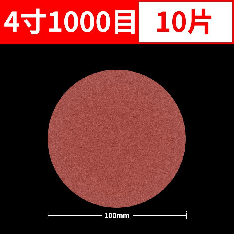 4 inch sandpaper flocking woodworking wall grinder polishing round suction cup fleece self-adhesive angle grinder grinding disc