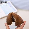 Vancahao kids' tassel birkenstock shoes - new autumn  korean style girls' fashionable colorful beaded casual single shoes