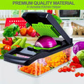 1 set of 16-in-1 multifunctional vegetable and fruit cutter cross-border vegetable cutter handy gadget slicer potato grater kitchen for home