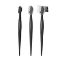 Factory-customized short-head eyebrow razor for women, featuring a safety guard to prevent scratches, stainless steel blades for precise shaping