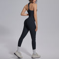 New arrival: solid color reversible jacquard compression yoga set - workout, running, and fitness two-piece outfit