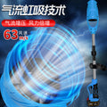 Lithium-ion cordless leaf blower - foldable handheld blower for snow, leaves, and dust - high-power rechargeable