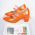 Export plus sizeretro mary jane women's shoes 2026 summer new arrivalfrench red size difference 0.67 women's thick heel high heels