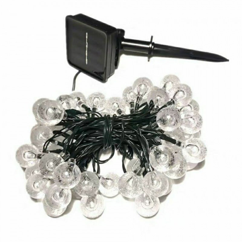 LED solar lanterns string lights waterproof outdoor balcony courtyard creative decoration room household automatic flashing light belt