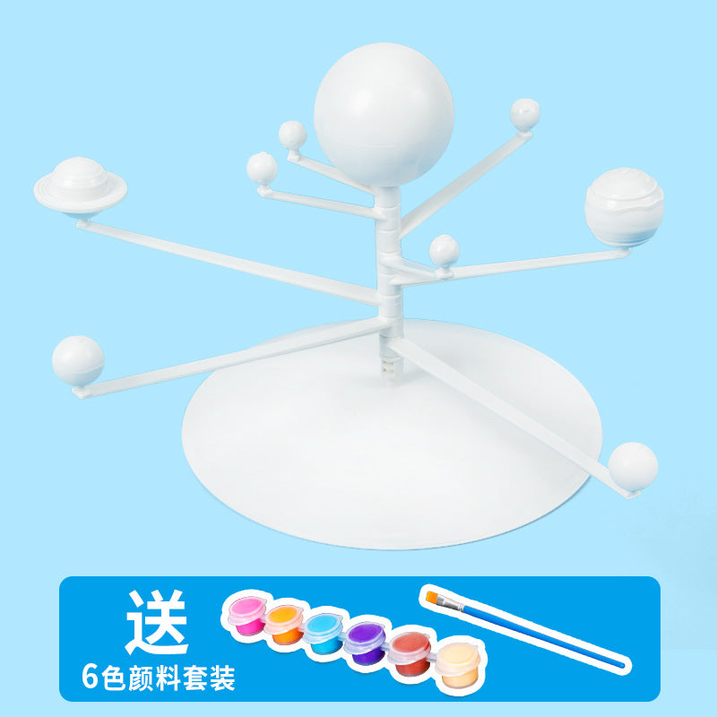 Science experiment DIY eight planets galaxy solar system teaching model children's technology small production material package
