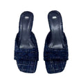 Za summer 2025 new women's bow-embellished high-heeled square-toe mules - stylish and elegant open-back sandals