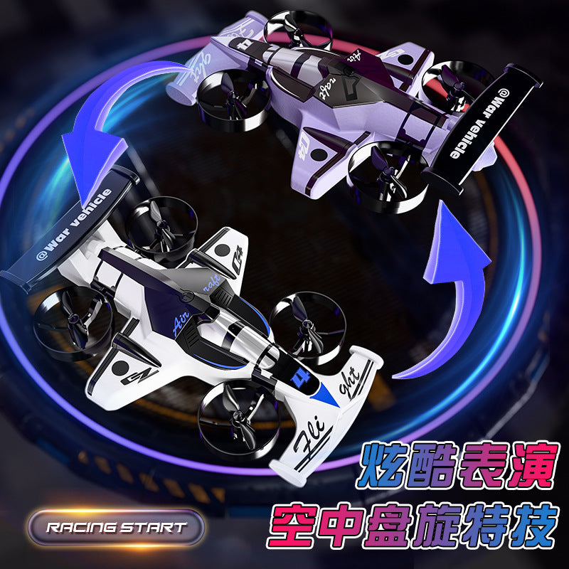 new foam flying remote control car - land & air dual mode, gravity sensing stunts, dazzling lights toy