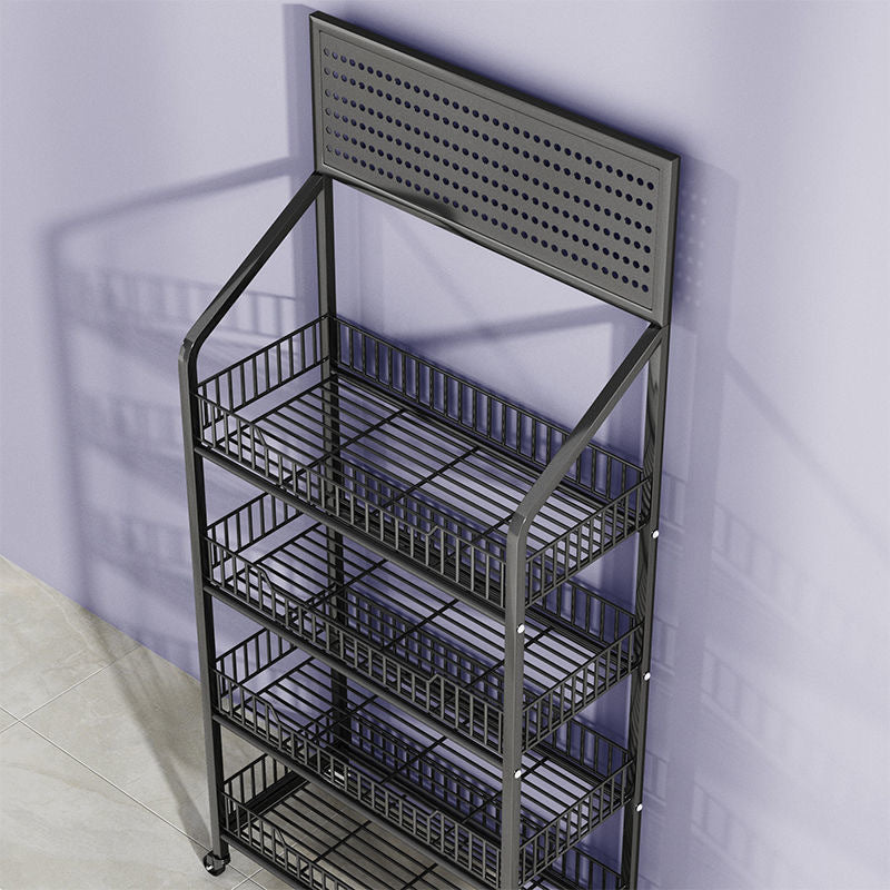 Kitchen storage rack vegetable floor-standing movable trolley multi-layer storage rack for home fruit and vegetable multi-functional vegetable rack