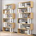 Bookshelf, storage rack, freestanding iron art living room partition, storage and display shelf, modern minimalist children's multi-layer storage cabinet