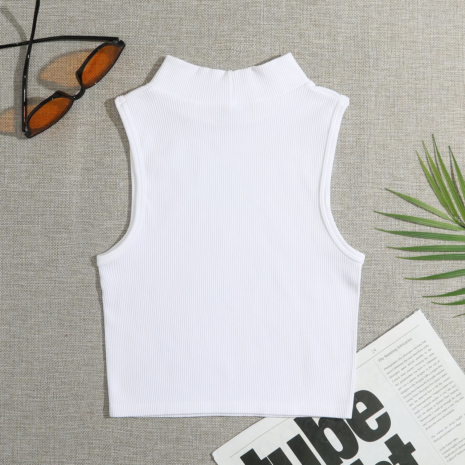 primer autumn and winter threaded turtleneck vest nylon  sports bra quick-drying yoga clothing underwear