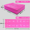 Pvc yoga mat factory portable 8mm student lunch break nap mat outdoor fitness non-slip mat storage thickened