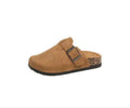 Kids' birkenstock-style clogs: all-season closed-toe slippers for boys and girls, perfect for outdoor wear, toddlers and young children, bean-shaped sandals, suitable for home use