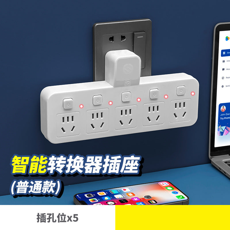 For home socket converter multi-hole panel wireless power strip power strip with usb one-to-many function plug