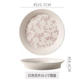 Stylishcasualclassy restaurant hotel dim sum fruit salad plate florals ceramic pastry creative plate