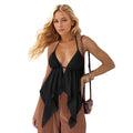 cross-border fashion sexy women's summer backless halter top - unique design, niche style