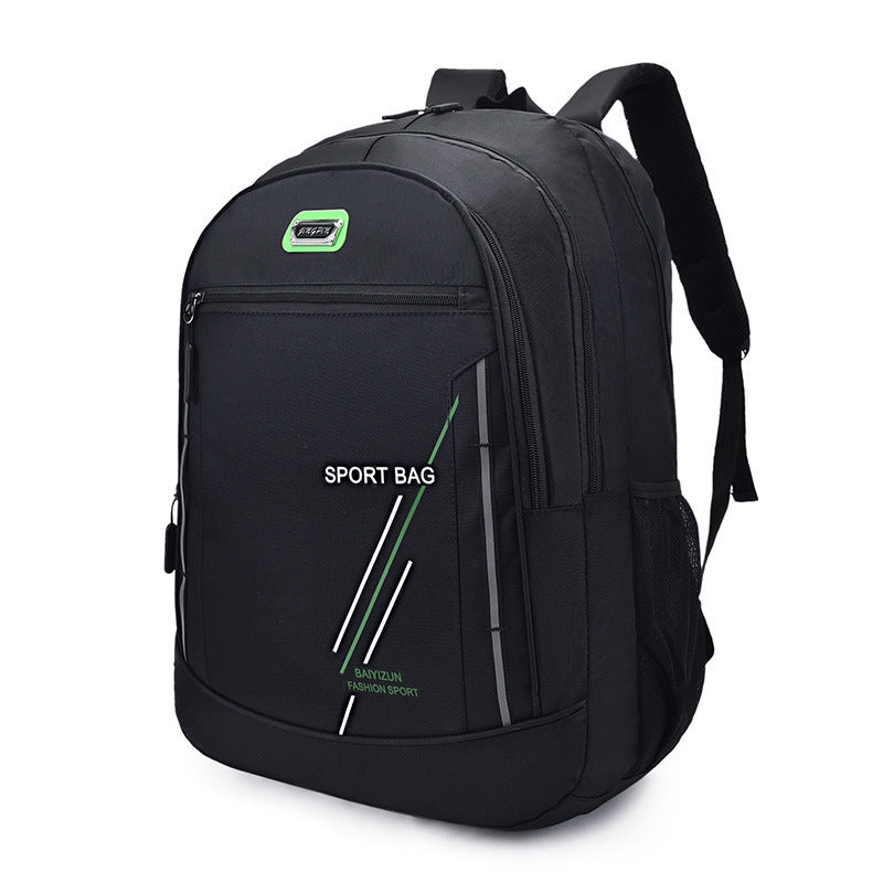 New high school student backpack, business men's computer backpack, leisure travel bag, backpack spot wholesale