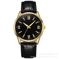 live broadcast men's watch new arrival business men's watch casual geneva quartz watch belt watch