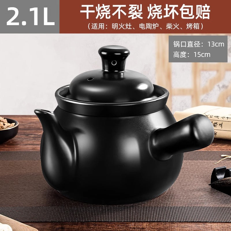 Old-fashioned chinese medicine pot for boiling medicine, casserole, for home, frying pot, frying pan, medicine pot, special medicine pot for boiling medicine