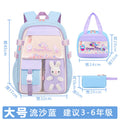quicksand children's schoolbag for elementary school girls grades 1-3-6 cute princess reducing the burden backpack wholesale