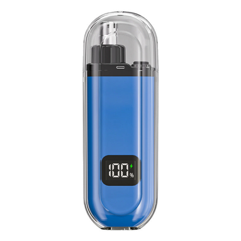 New rechargeable electric nose hair trimmer for men - digital display, mini & portable