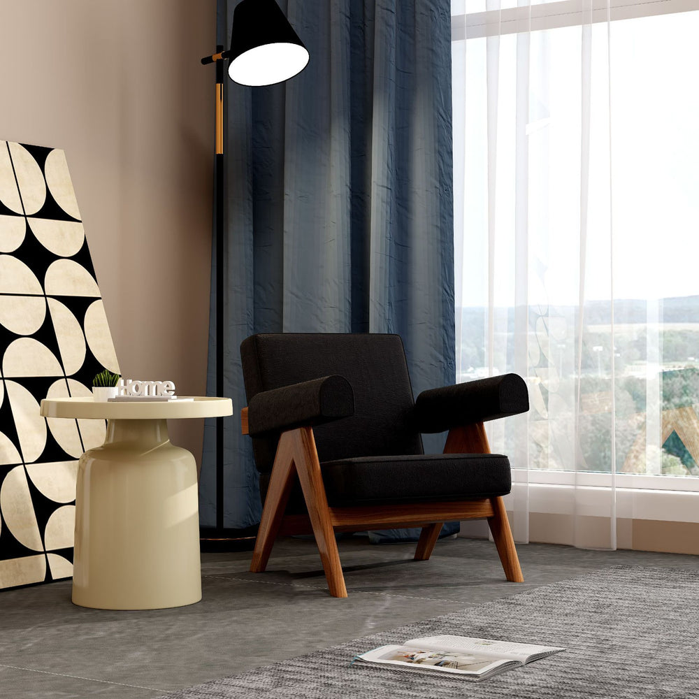 Negotiation table and chair combination, star hotel chair, rest, reception, sales suite, solid wood sofa chair, all solid wood