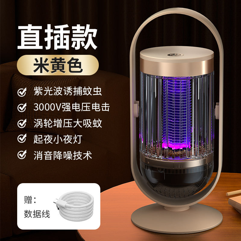 New usb portable silent mosquito killer lamp - portable electric mosquito zapper for outdoor & indoor use - cross-border mosquito & fly repellent