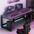 Computer desk desktop computer double desk simple for home bedroom study table rectangular workbench desk no