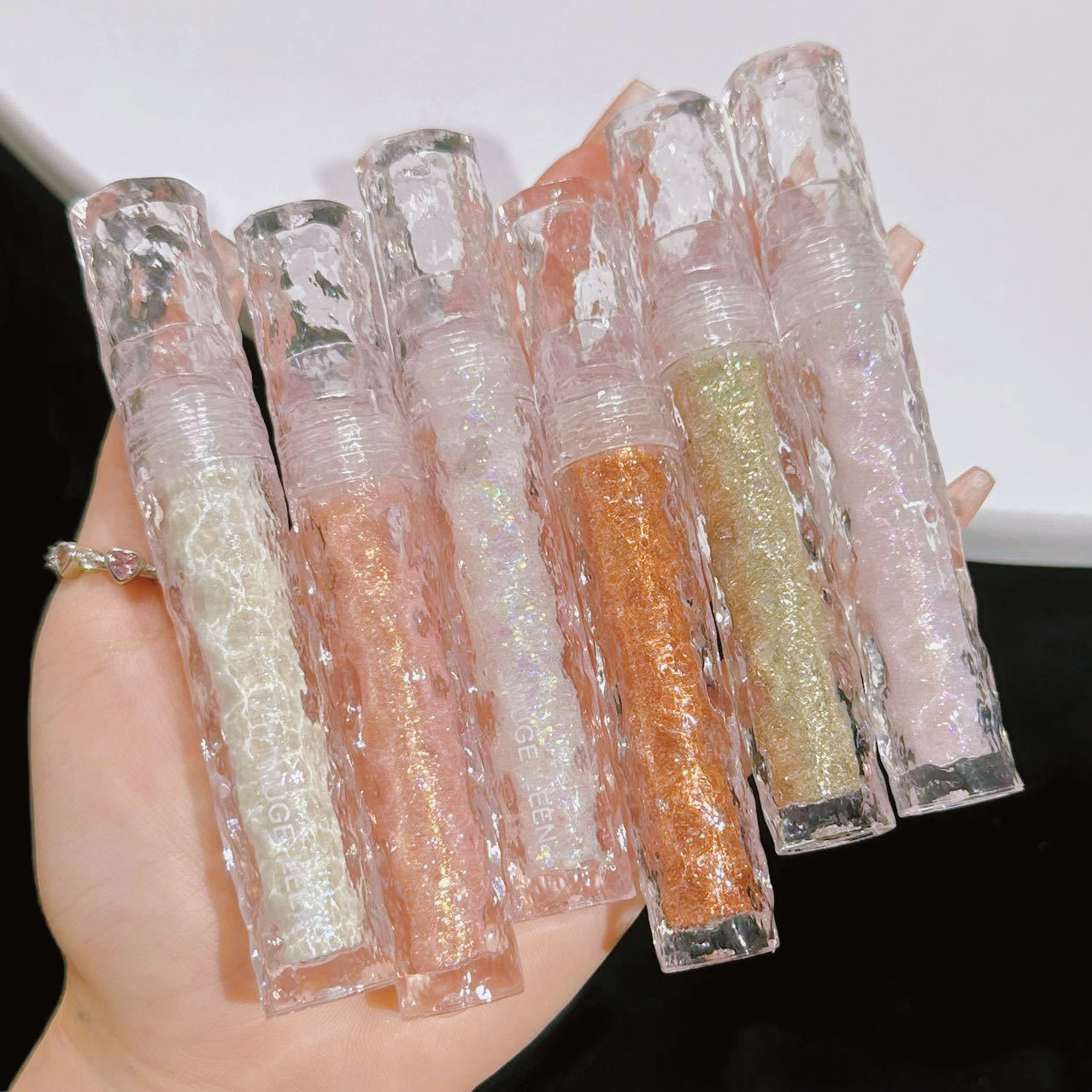 Glacier water soluble liquid eyeshadow a drop of tear pearl glitter powder sequins eye makeup aegyo sal super flash monochrome highlight eyeshadow liquid