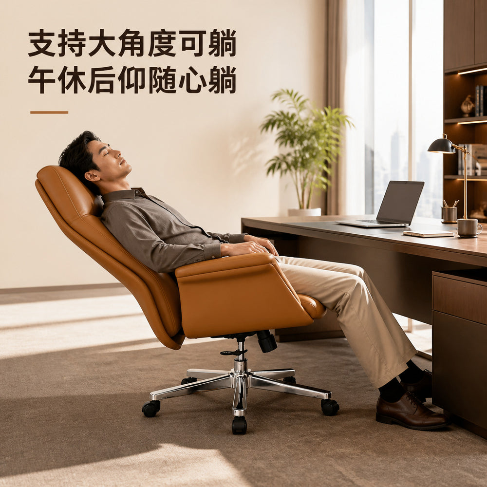 Customizable backrest fashion executive chair - ergonomic computer chair for extended sitting, home office, desk chair, manager's chair