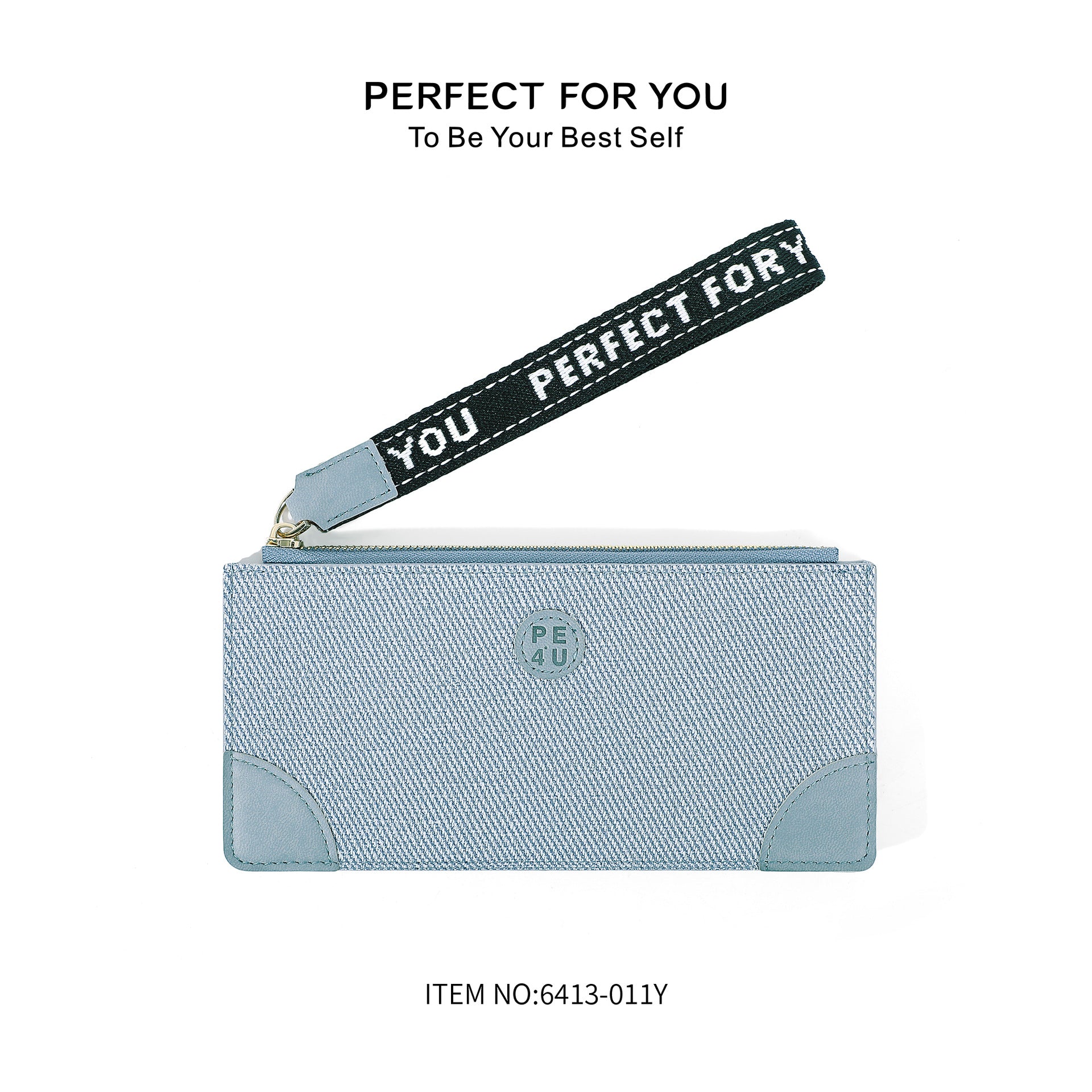 2025 new wallet women's high-end long ultra-thin envelope wallet large capacity fashion denim women's wallet