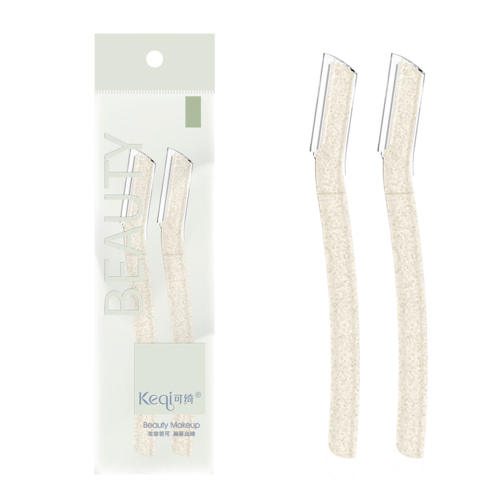 Keqi eyebrow razor processing personalized macro eyebrow razor oem oem silk screen logo eyebrow razor oem