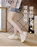 2025 new spring/autumn women's leather casual sneakers - breathable, soft sole, comfortable, non-slip, and wear-resistant