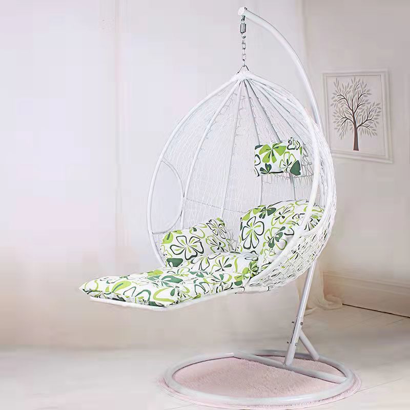Romantic hanging basket rattan chair for home indoor hanging chair swing adult hammock balcony single double living room rocking lounge chair