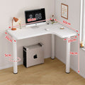 Bedroom corner desk - easy to place study table, corner office desktop computer desk, small home simple desk