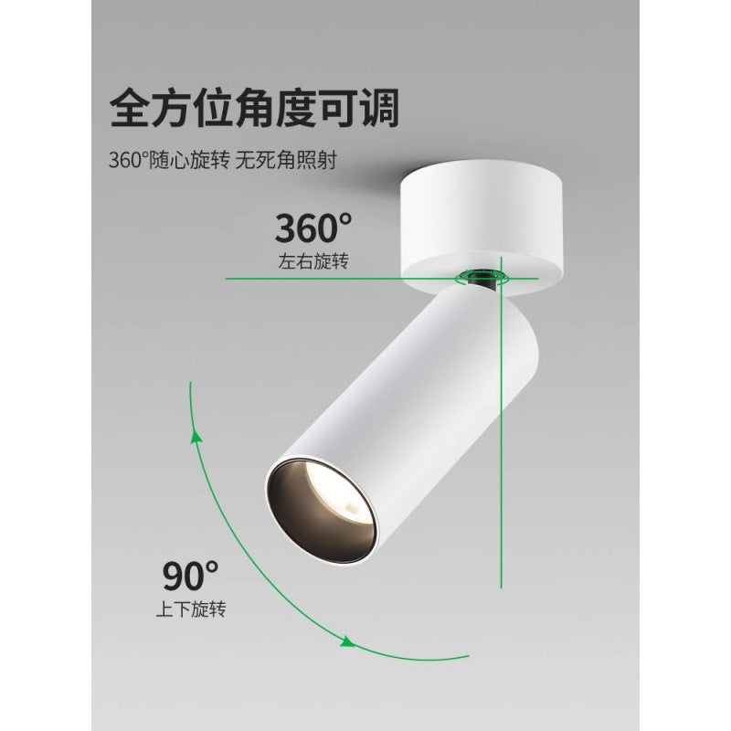 Surface mounted spotlights led track lights household headless lights living room dining room aisle display lighting 1