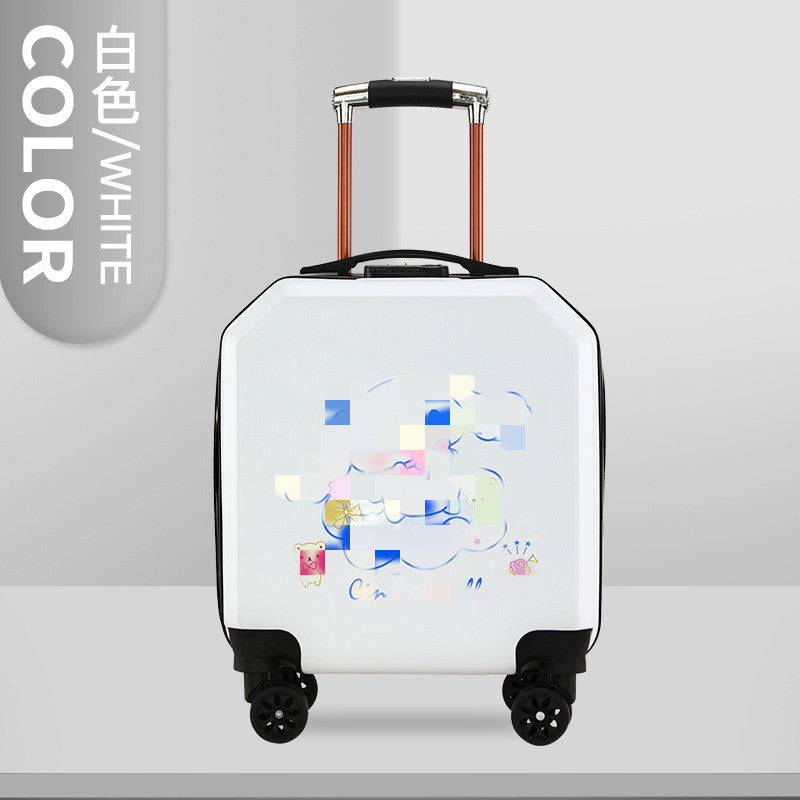 Cross-border 18-inch children's suitcase, student trolley case can be customized LOGO pattern cartoon gift box manufacturer wholesale