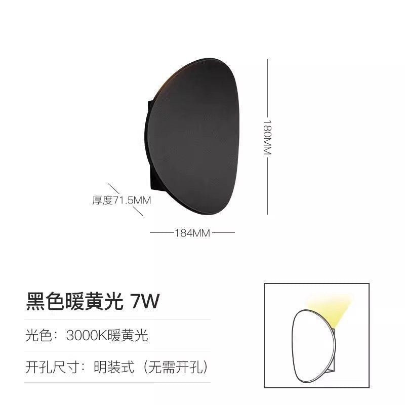 Outdoor waterproof wall lamp - modern minimalist style for bedroom bedside, hallway, outdoor villa courtyard - waterproof, hardwired wall sconce