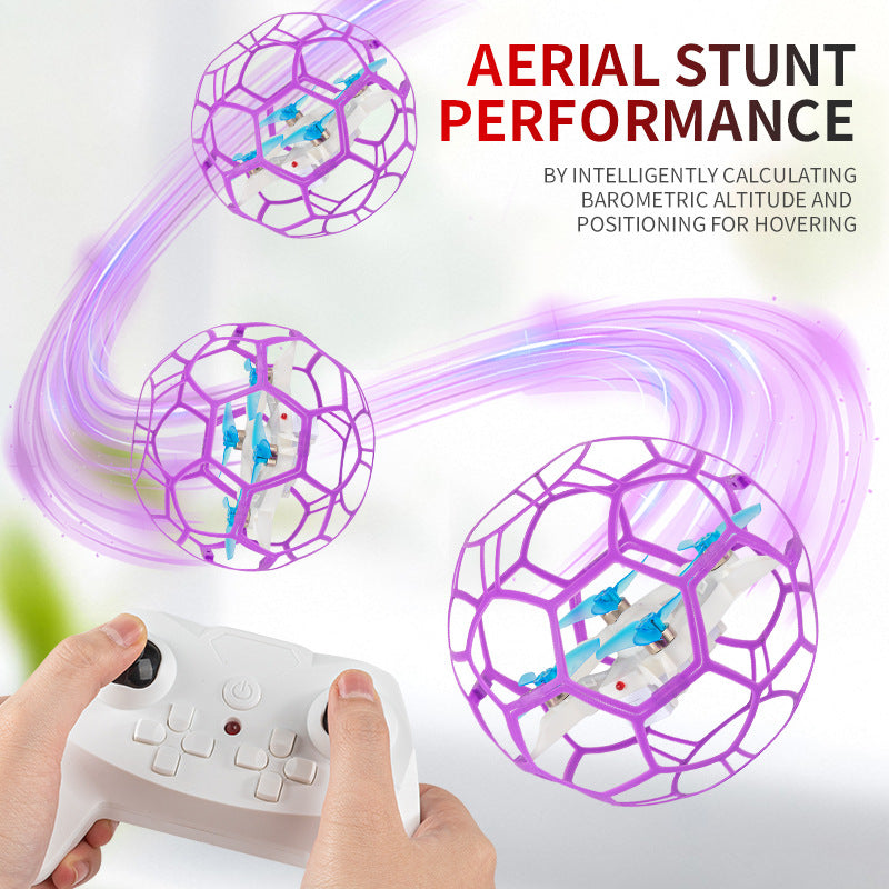 New remote control competition soccer drone - specifically designed for competitive play, teaching, and training - quadcopter soccer aircraft