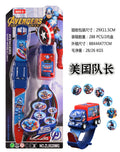 Kids' spider-man inertia pull-back car projector watch - luminous electronic watch gift for preschool and elementary school students
