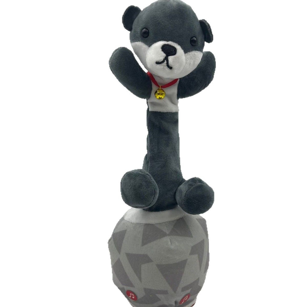 Bestselling husky plush toy - dog hand puppet, desktop ornament, toy performance doll, dancing & sound-enabled plush