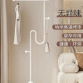 Cream style floor-standing clothes hanger, high-end for home clothes storage display rack, entrance hall, living room, bedroom, entrance coat rack