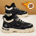 Boots men's 2025new arrivalwinterworkwear shoes men's shoes fleece-linedthickened cotton boots snow boots men's cotton shoes
