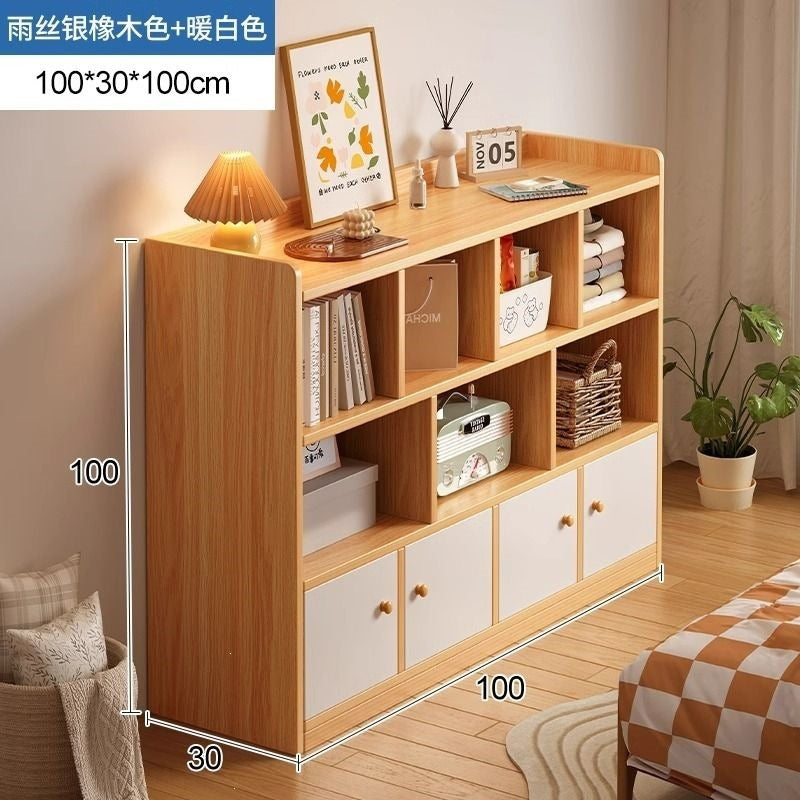 Bookshelf kindergarten reading rack multifunctional simple storage cabinet living room storage cabinet for home floor-standing storage rack