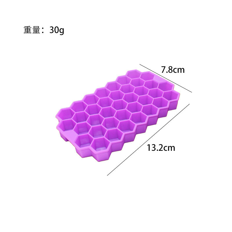 Large ice cube mold ice tray ice box silicone large square ice for home frozen ice cubes large food grade homemade handy gadget