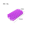 Purple - 37-compartment honeycomb organizer (mini, no lid)