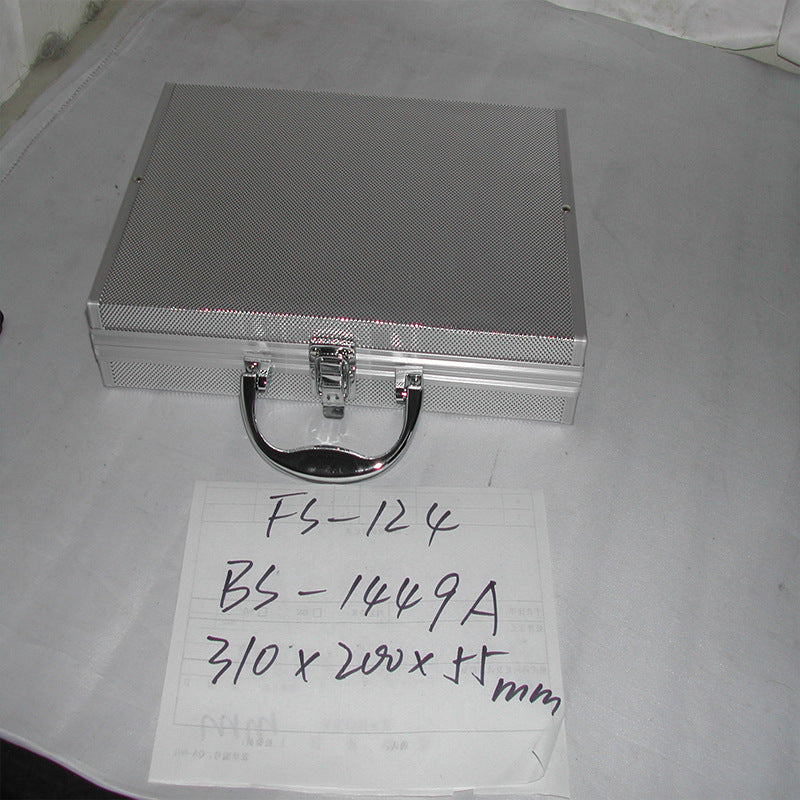 Shockproof aluminum alloy instrument box, portable toolbox, instrument display box, multi-functional storage box, equipment box